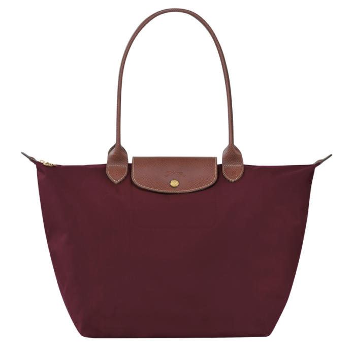 Longchamp Le Pliage Original L Tote Bag – Burgundy vip time amman jordan